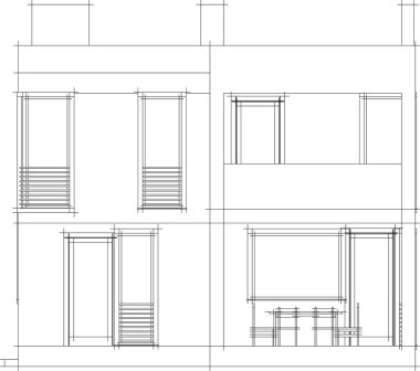 çizgili mimari duvar kağıdı, dijital arkaplan