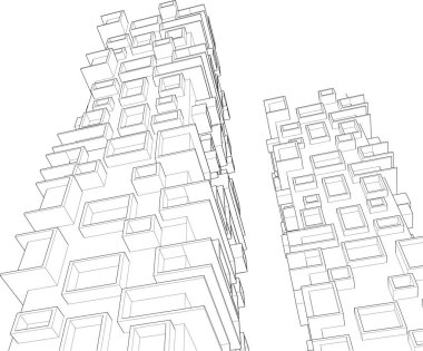 çizgili mimari duvar kağıdı, dijital arkaplan