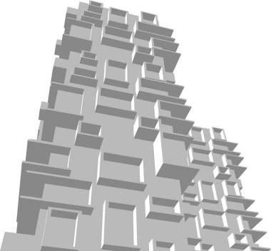 soyut mimari duvar kağıdı, dijital arkaplan