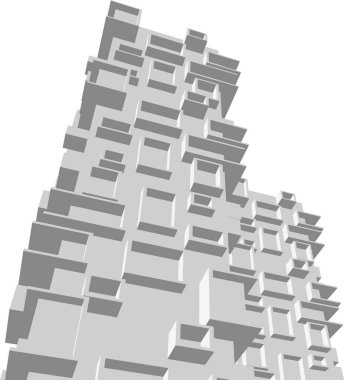 soyut mimari duvar kağıdı, dijital arkaplan