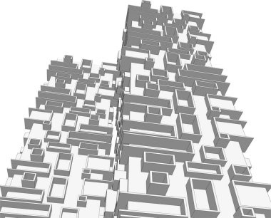 soyut mimari duvar kağıdı, dijital arkaplan