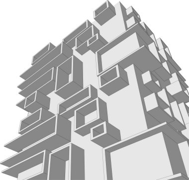 soyut mimari duvar kağıdı, dijital arkaplan