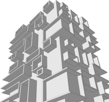 soyut mimari duvar kağıdı, dijital arkaplan