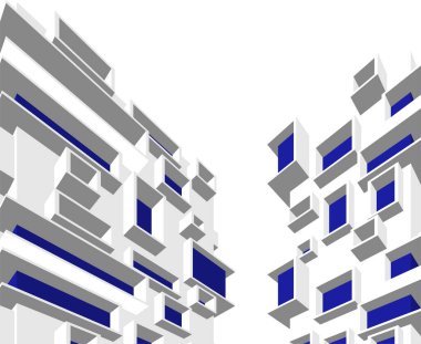 soyut mimari duvar kağıdı, dijital arkaplan