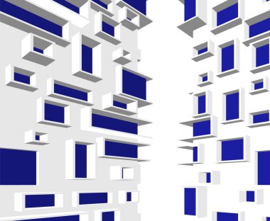 soyut mimari duvar kağıdı, dijital arkaplan