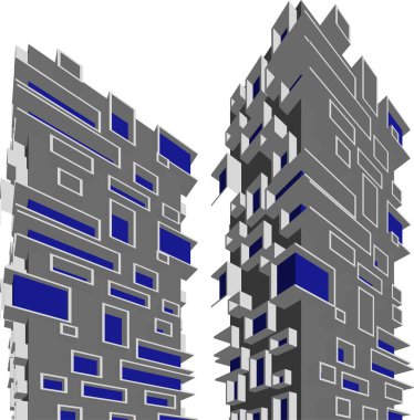 soyut mimari duvar kağıdı, dijital arkaplan