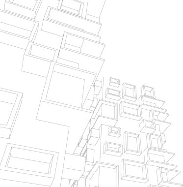 çizgili mimari duvar kağıdı, dijital arkaplan