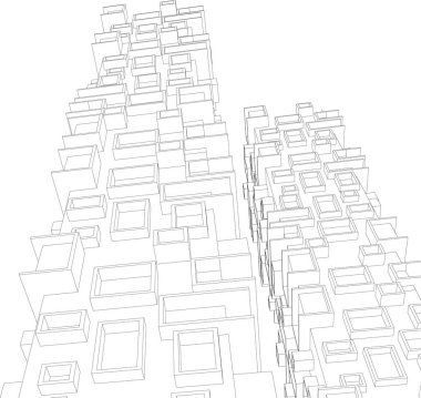 çizgili mimari duvar kağıdı, dijital arkaplan