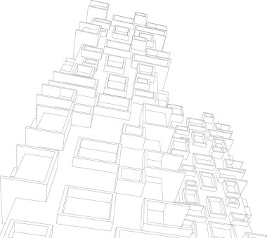 çizgili mimari duvar kağıdı, dijital arkaplan