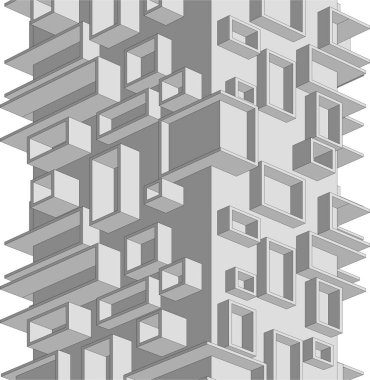 soyut mimari duvar kağıdı, dijital arkaplan