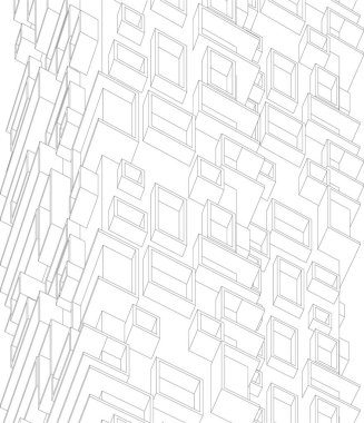 çizgili mimari duvar kağıdı, dijital arkaplan