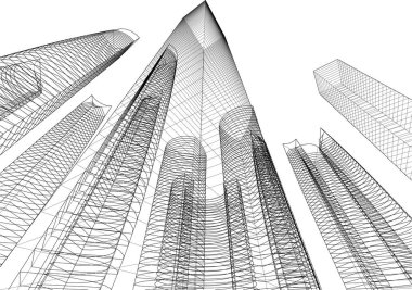 çizgili mimari duvar kağıdı, dijital arkaplan