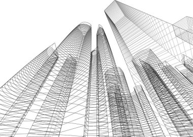 çizgili mimari duvar kağıdı, dijital arkaplan