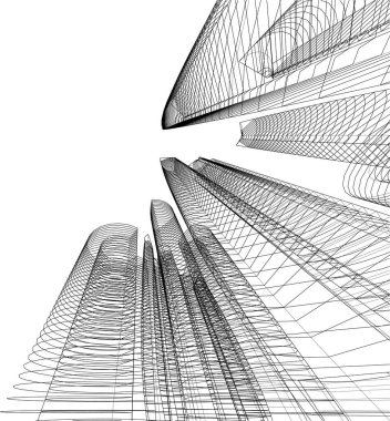 çizgili mimari duvar kağıdı, dijital arkaplan