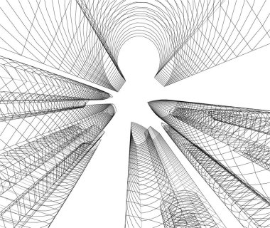 çizgili mimari duvar kağıdı, dijital arkaplan