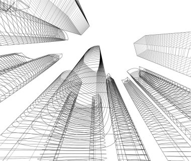 çizgili mimari duvar kağıdı, dijital arkaplan