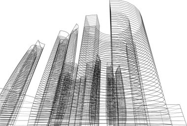 çizgili mimari duvar kağıdı, dijital arkaplan