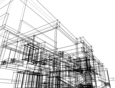 çizgili mimari duvar kağıdı, dijital arkaplan