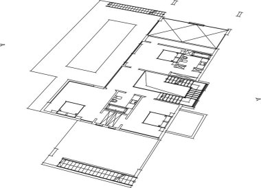 çizgili mimari duvar kağıdı, dijital arkaplan