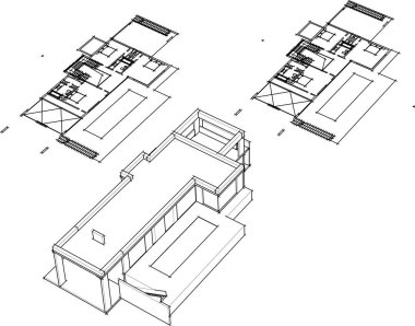 çizgili mimari duvar kağıdı, dijital arkaplan