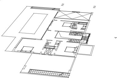 çizgili mimari duvar kağıdı, dijital arkaplan