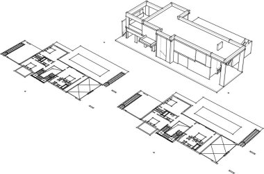çizgili mimari duvar kağıdı, dijital arkaplan