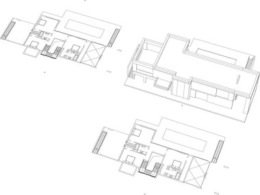 çizgili mimari duvar kağıdı, dijital arkaplan