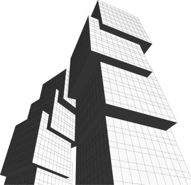 soyut mimari duvar kağıdı, dijital arkaplan