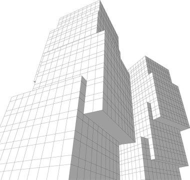 soyut mimari duvar kağıdı, dijital arkaplan