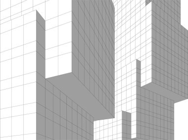 soyut mimari duvar kağıdı, dijital arkaplan