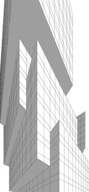 soyut mimari duvar kağıdı, dijital arkaplan