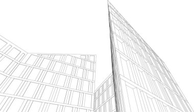 çizgili mimari duvar kağıdı, dijital arkaplan
