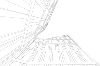 çizgili mimari duvar kağıdı, dijital arkaplan