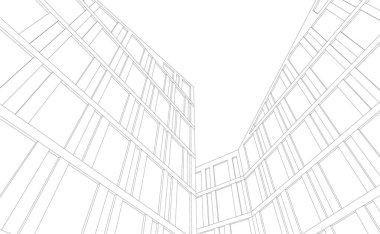 çizgili mimari duvar kağıdı, dijital arkaplan