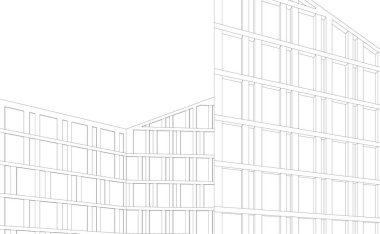 çizgili mimari duvar kağıdı, dijital arkaplan