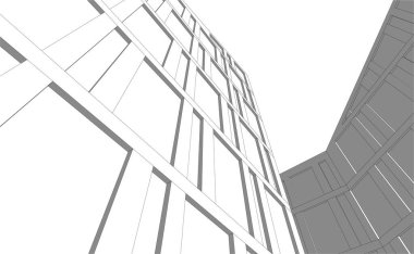 soyut mimari duvar kağıdı, dijital arkaplan