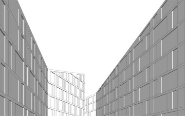 soyut mimari duvar kağıdı, dijital arkaplan