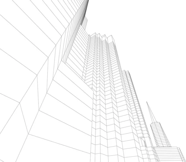 内衬建筑墙纸 数码背景 — 图库矢量图片