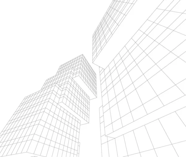 Ausgekleidete Architektonische Tapete Digitaler Hintergrund — Stockvektor
