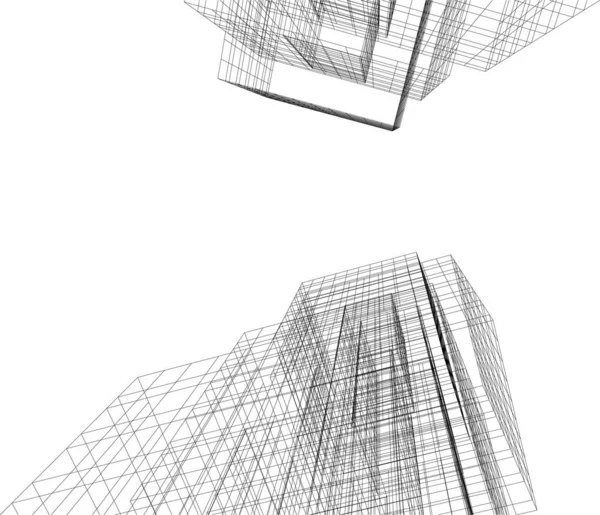 内衬建筑墙纸 数码背景 — 图库矢量图片