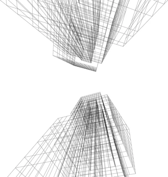 Lemované Architektonické Tapety Digitální Pozadí — Stockový vektor