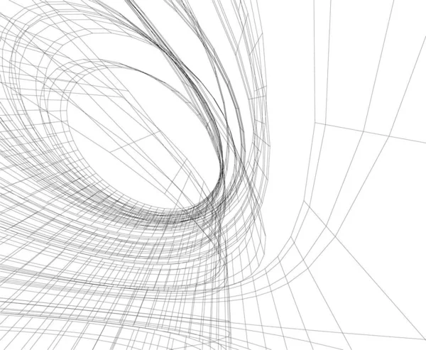 Bekleed Architectonisch Behang Digitale Achtergrond — Stockvector