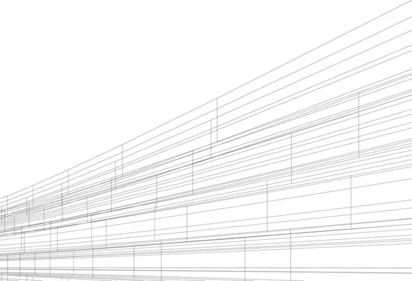 Bekleed Architectonisch Behang Digitale Achtergrond — Stockvector