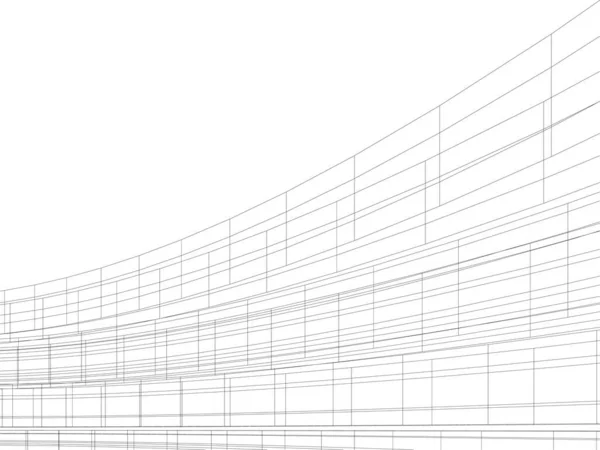 Papier Peint Architectural Doublé Fond Numérique — Image vectorielle