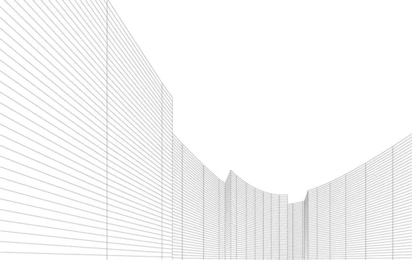 Ausgekleidete Architektonische Tapete Digitaler Hintergrund — Stockvektor