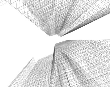 soyut mimari duvar kağıdı, dijital arkaplan