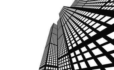 soyut mimari duvar kağıdı, dijital arkaplan