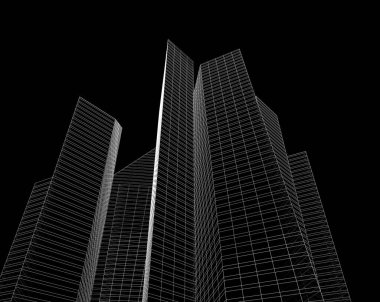 soyut mimari duvar kağıdı, dijital arkaplan