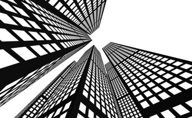 soyut mimari duvar kağıdı, dijital arkaplan