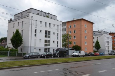 Mimari seyahat çekimi, şehir sokak sahnesi